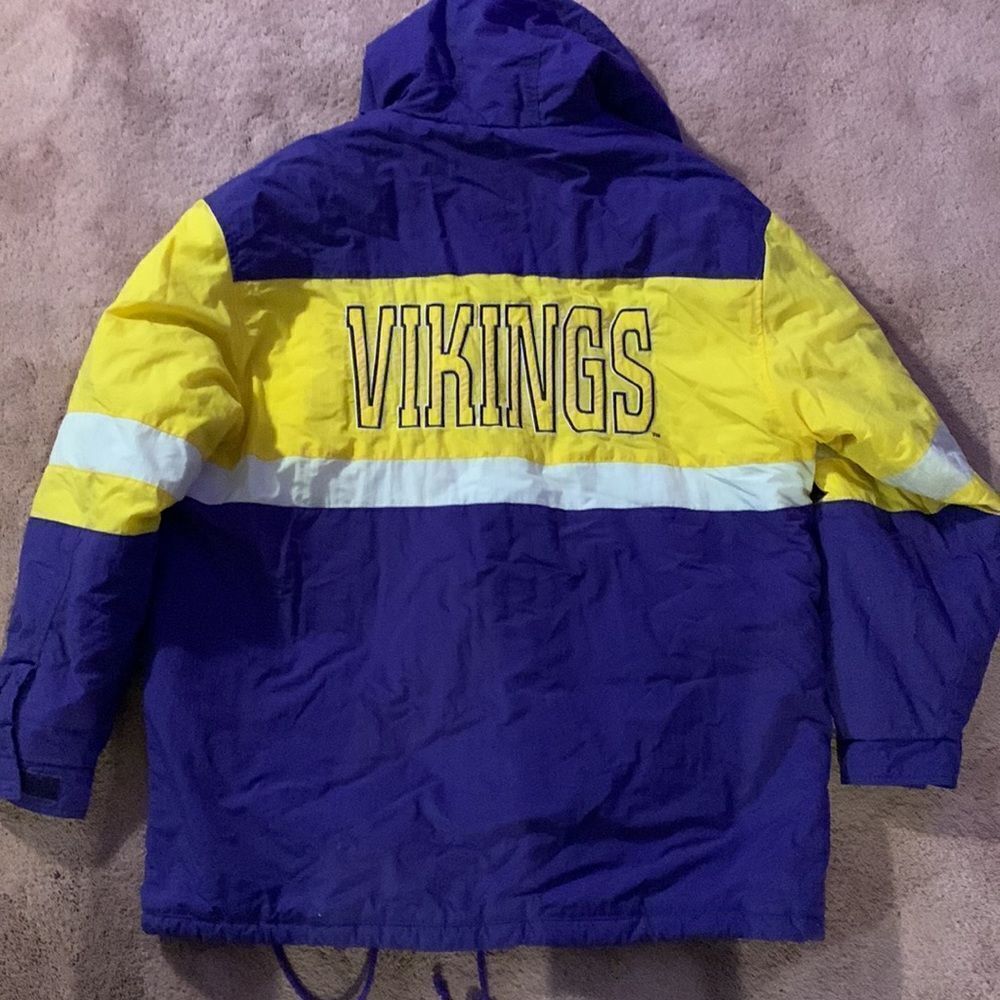 Vintage Nutmeg‎ Minnesota Vikings Puffer Jacket - Picture 6 of 7